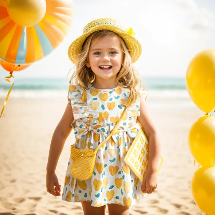 Summer Sleeveless Dress for Kids Girls Cotton Baby Clothing Cute Holiday