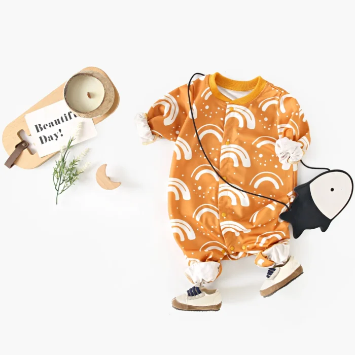 Sanlutoz Halloween Autumn Long Sleeve Baby Rompers Clothing Infants Jumpsuits Cute Unisex