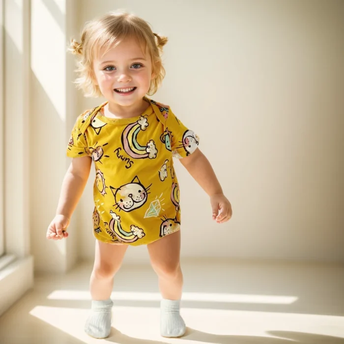 Baby Girls Bodysuits Summer Cotton Toddler Clothing Onesies Cartoon Short Sleeve