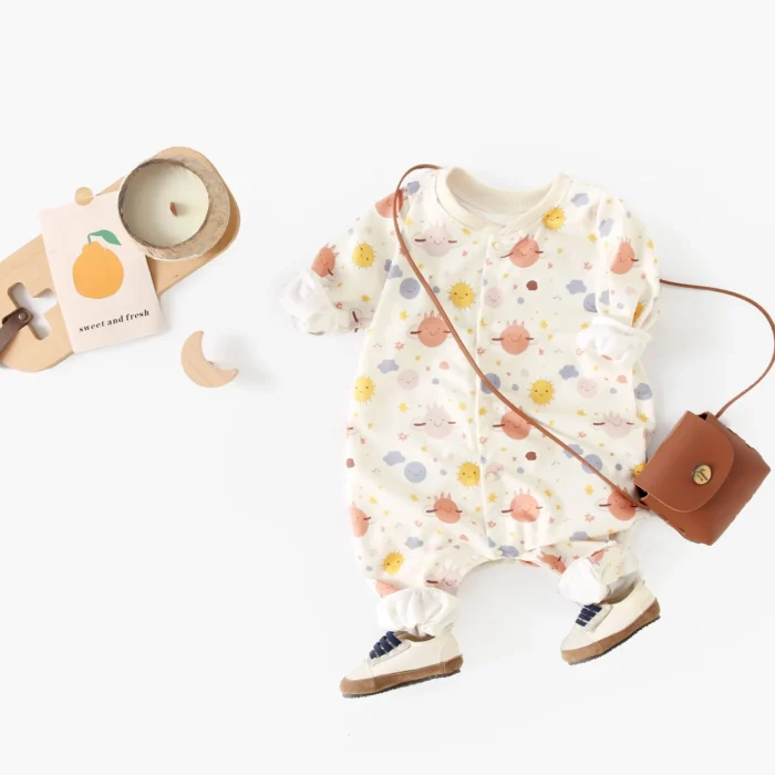 Sanlutoz Long Sleeve Infants Rompers Autumn Spring Toddler Clothing Baby Jumpsuits Cute