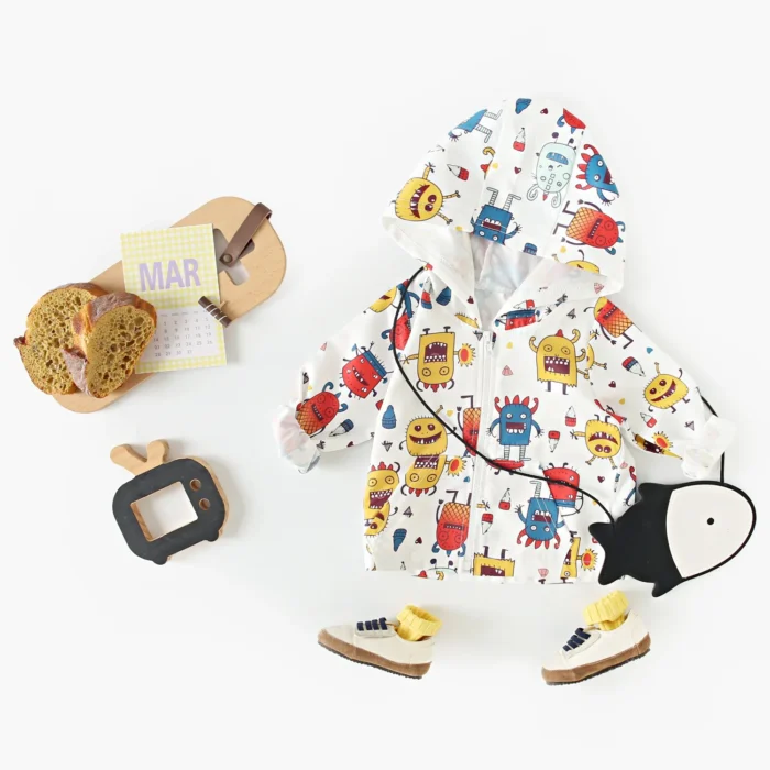 Halloween Baby Coat Long Sleeve Little Kids Tops Clothing Zipper Autumn Hooded Fashion